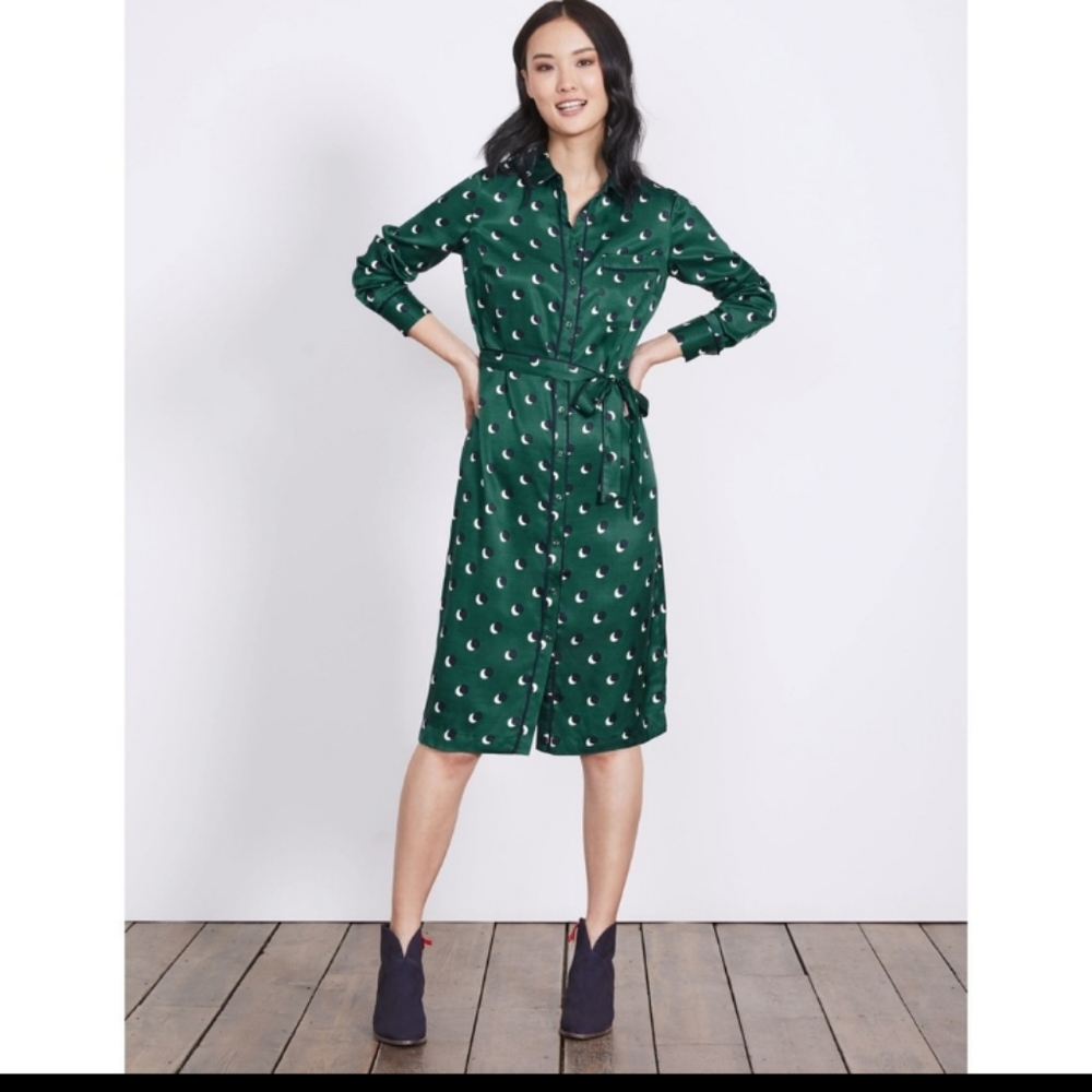 NWT- Boden teal Jenna dress size 12